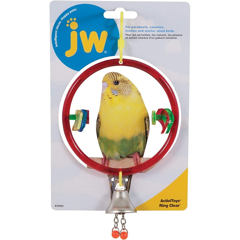 JW Insight Clear Ring Bird Perch Clear Ring Bird Perch