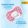 Dr. Brown's Advantage One-Piece Silicone Baby Pacifier, Fully Symmetrical Soother,