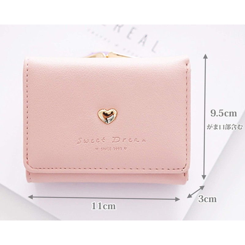 MIKA & MAYA Women's Wallet, Compact, Small, Trifold, Coin Purse,