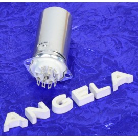 Angela Instruments 9 Pin J-Slot Tube Socket With Shield For Guitar Amps Fits 12AX7, 12AT7, #90120S