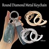 HappyHome Keychain, Key Ring, Sparkle, Rhinestones, Keys, Bag, Bicycle, Smartphone,