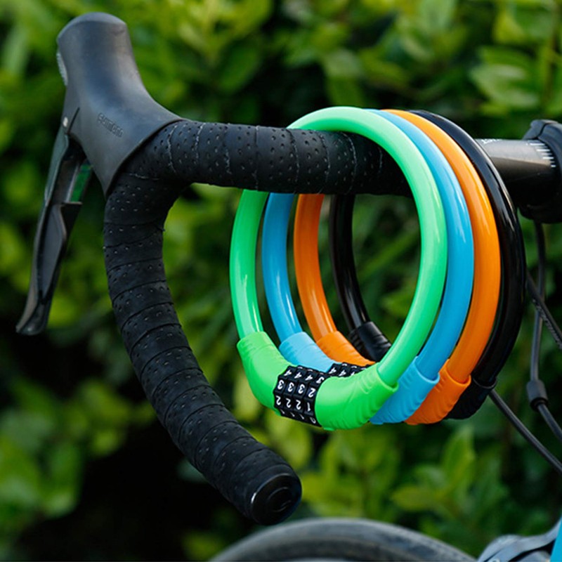 SPROUTER Bicycle Cable Lock Combination Cable Bicycle Lock, Portable Bicycle