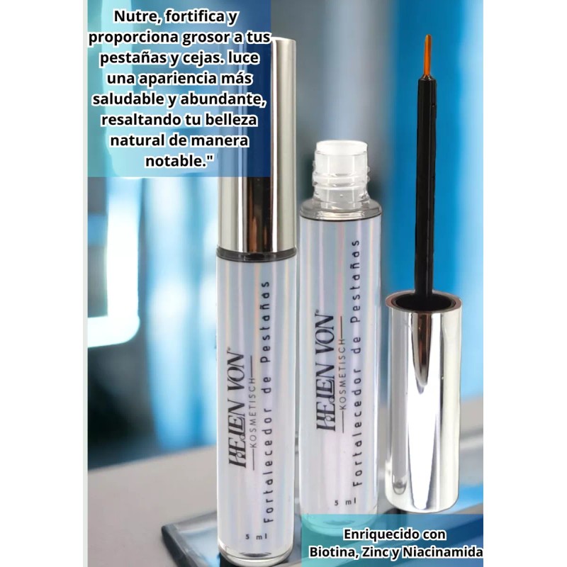 Helen Von Kosmetisch Serum Fortalecedor, Alargador, Nutriente De Pestañas Y