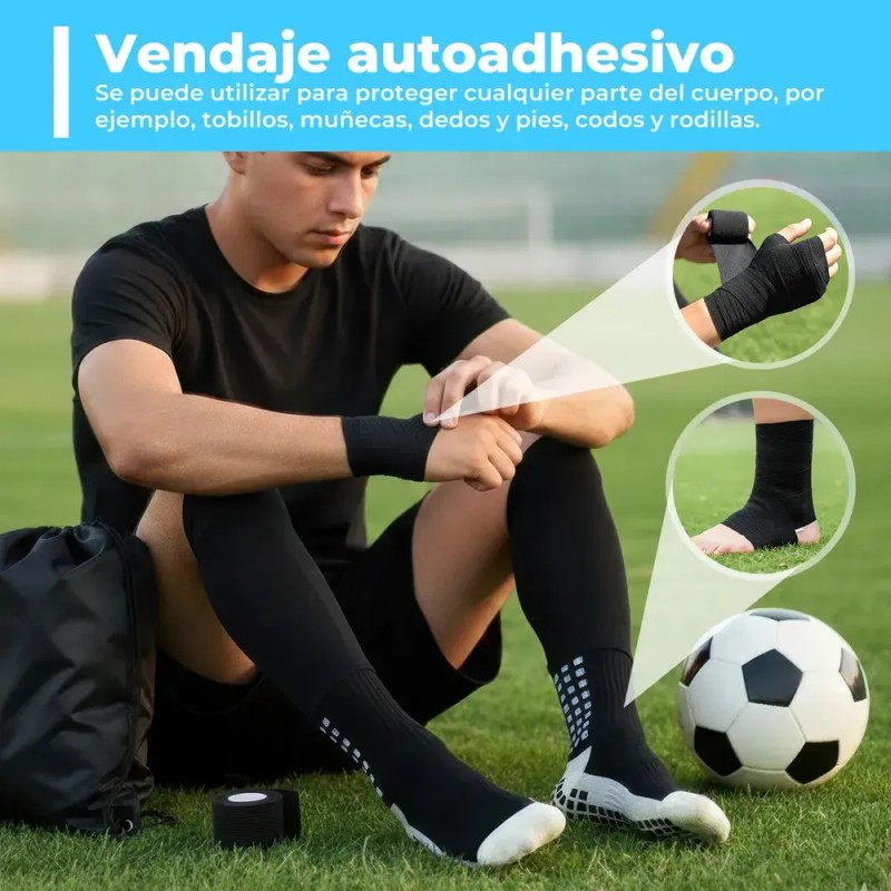 Jasu Calceta Antiderrapantesy Medias Recortadas Para Futbol Negro L