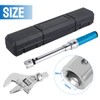 Kuphy Digital Adjustable Torque Wrench 5-25 NM 30mm Steel Open
