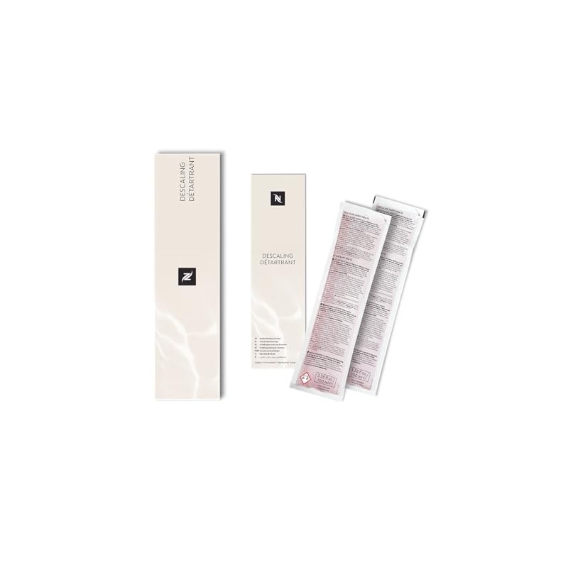 Nespresso Descaling Solution, Fits all Models, 2 Packets