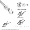 Pack of 12 M3 Wire Rope Clamps, Durable Simplex Clamp