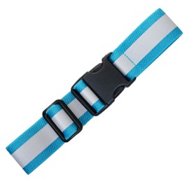 Extension for the Illumiseen LED Reflective Belt – 3 Colors (Neon Green, Blue and Red) – Adds a max. of 19.6” to your Hi-Viz Belt (Blue)