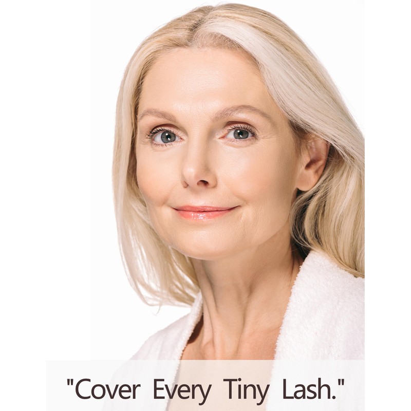 Clear Mascara Primer for Older Women 60 Plus & Fine