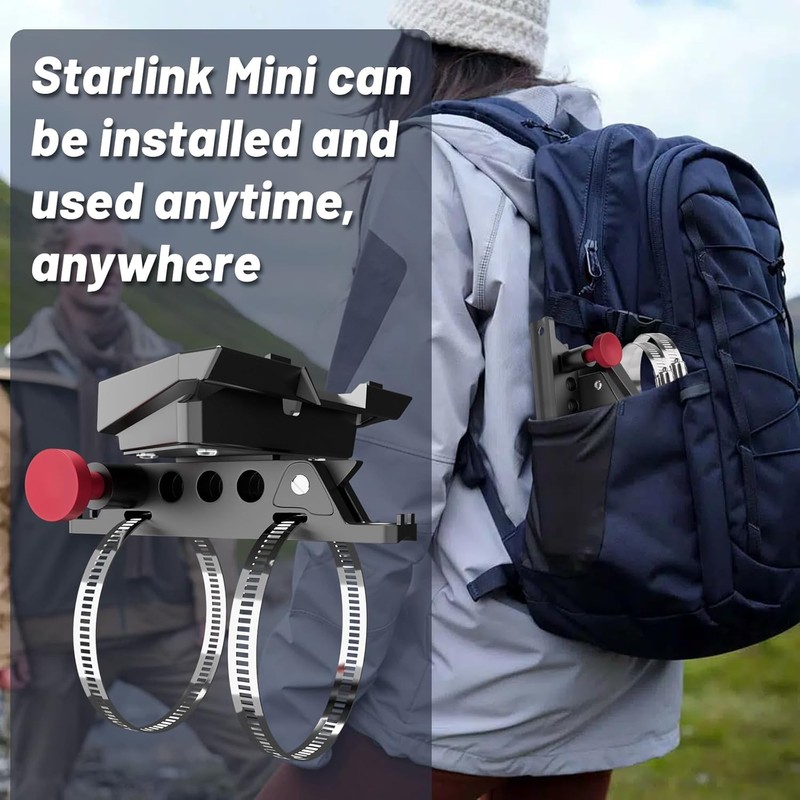 Starlink Mini Mount for RV Ladder, Starlink Mini Quick Release
