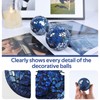 Yazikisa 2.5 Inch Glass Balls Decorative for Bowl Blue 6