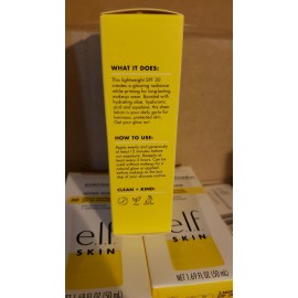 ELF 3 e.l.f. SKIN Suntouchable Whoa Glow Sunscreen makeup Primer SPF 30 SUNBEAM 3PK