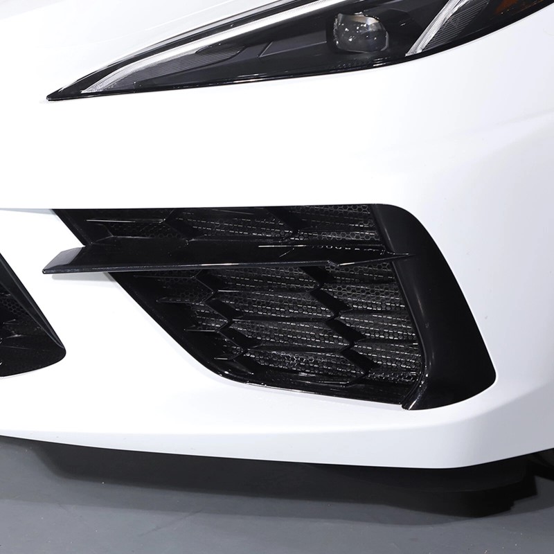 Ynei Black Stainless Side Intake Mesh Grille Insert GUARD Fits