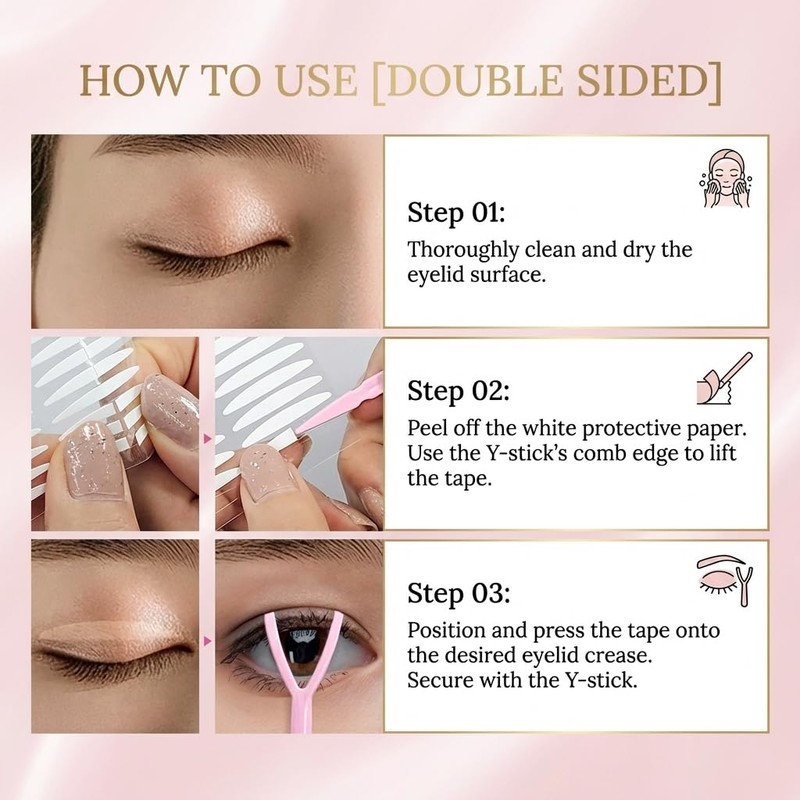 Eye Charm Magic Slim Double Eyelid Tape – Invisible Adhesive