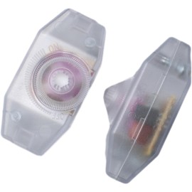 OZXNO 2pcs Plastic AC Inline Dimmer Transparent Rotary Cord Switch Slide Control Lamp Dimmer