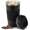 Smarthers Thermoskanne für Kaffee oder Tee, Thermobecher für Kaffee, Thermobecher