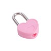 20PCS Mini Heart Shaped Locks with Keys, Plastic Mini Padlock