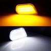 KENRTIR Clear Lens Switchback White/Amber DRL LED Turn Signal Lamp