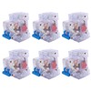 6pcs DZ47‑63 2P 6‑63A Transparent MCB Mini Circuit Breaker Air