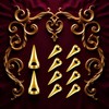 10Pcs Gold Retro Punk Hair Styling Tools - Gothic Metal