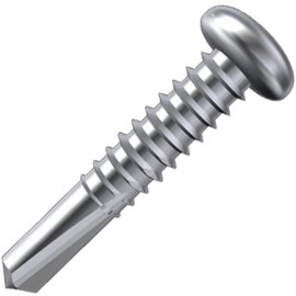 Water Metal Drill Bis SUS410 Stainless Steel Pasipate Butyric Cutting Screws Pan 5 x 19 (83 Pieces)