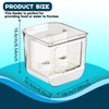 Pcmursal No Mess Bird Feeder for Cage, Hanging Bird Bath