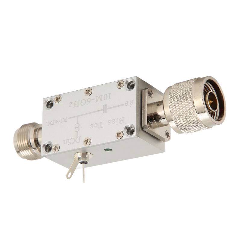 RF Broadband Amplifier 10MHz‑6GHz DC50V Aluminum Alloy RF DC Blocker