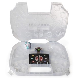BAKUGAN Baku-storage Case Collectible Action Figures, with extra Basic Ball (Gorthion (White)), for Ages 6 and Up
