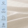 Arkwright Basket Weave Throw Blanket - 100% Ringspun Cotton All