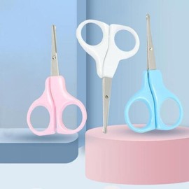 Round nose hair, nose hair, eyebrow trimming, removal grooming scissors DD-11850 / 라운드 코털 콧털 눈썹 정리 제거 미용 가위 DD-11850