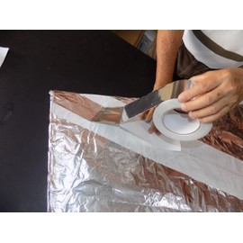 WOD AFTR28 Aluminum Foil Tape - 12 inch x 150 feet. Heat Shield Reflective Sealant Tape - Ideal for HVAC, Duct, Pipe, and Metal Insulation and Repair. Low and High Temperature Resistant.