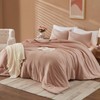 WRENSONGE Twin XL Comforter Set, 2 Piece Dusty Pink Soft