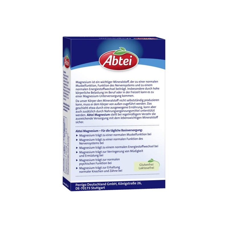 압타이 Abtei 마그네슘 40캡슐 24.7g Abtei Magnesium 40 Capsules 24.7g
