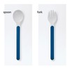 tak Children's Cutlery Navy Kids Dish Cutlery Fork JTN-0151-NV