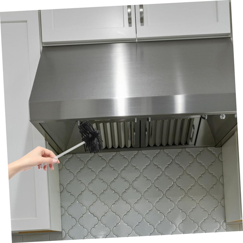 TEHAUX 2pcs Dryer Vent Brush Head Replacement Versatile Cleaning Tool