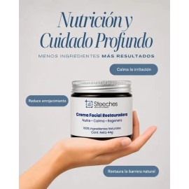 Bálsamo Facial De Sebo De Res Natural Calmante E Hidratante Todo Tipo De Piel Día/noche