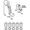 Prime-Line H 3962 Universal, Diecast, White, Folding Crank Handle for