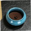 8Pcs Fireproof Insulation Mat 8.5Cm Round Pad for Charcoal Incense