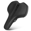 FIFTY-FIFTY MTB Saddle, Comfortable Memory Foam Bicycle Saddle, Soft Waterproof