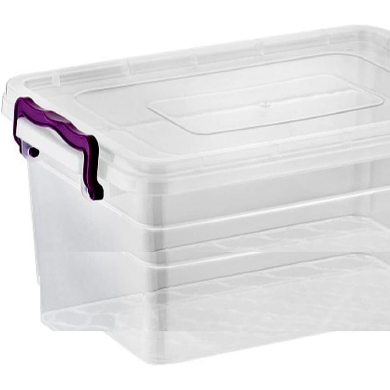 Best House Plastic Storage Box with Lids - Pack of