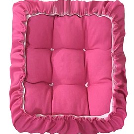 TINTON LIFE Padded Rectangle Bar Stool Cover Cushion with Elastic Fabric Satori Stool Seat Cushion for Metal Wooden Bench 12"x16" Rose