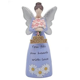 Lesser & Pavey Love & Affection Granddaughter Figurine For Home & Office | Home Decor Ornaments Gift For Women & Men | Beautiful Figurine For Indoor & Outdoor | Living Room Decor Ornaments