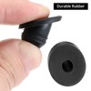 QWORK 45 Degree Rubber Grommets for Cable Railing - 100