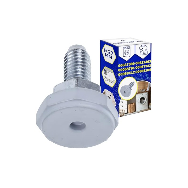 Support foot for washing machine thread M10 with original code