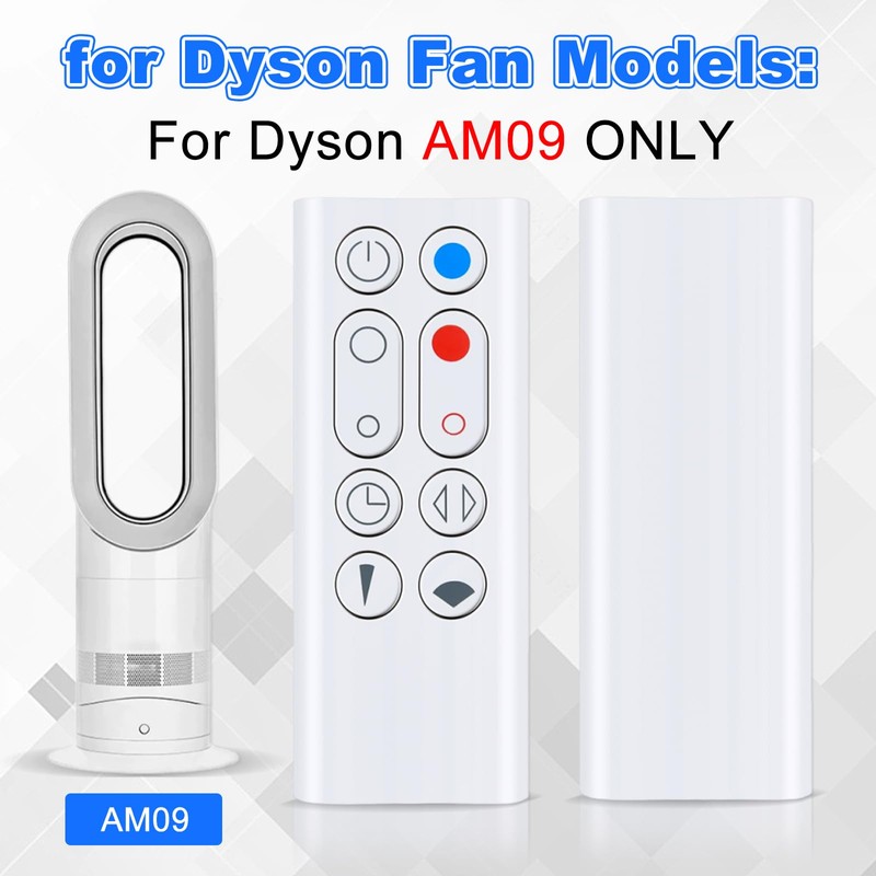 Replacement Remote Control,Remote Control Compatible with Dyson Hot+Cool Jet Focus
