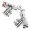 LABRIMP 2pcs Solderless Plated Banana Plugs Right Angle Adapter for