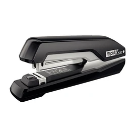 Rapid Supreme S17 Full Strip Stapler, 30 Sheet Capacity, Super Flat Clinch Stapling, Black/Grey, 5000537
