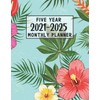 2021-2025 Five Year Planner: Agenda planner 60 Months Calendar, 5