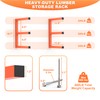 Ultrawall Lumber Storage Rack Wall Mount Wood Storage Racks, Metal
