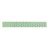 Wrapables Colorful Washi Masking Tape, Metallic Gold Dots on Mint